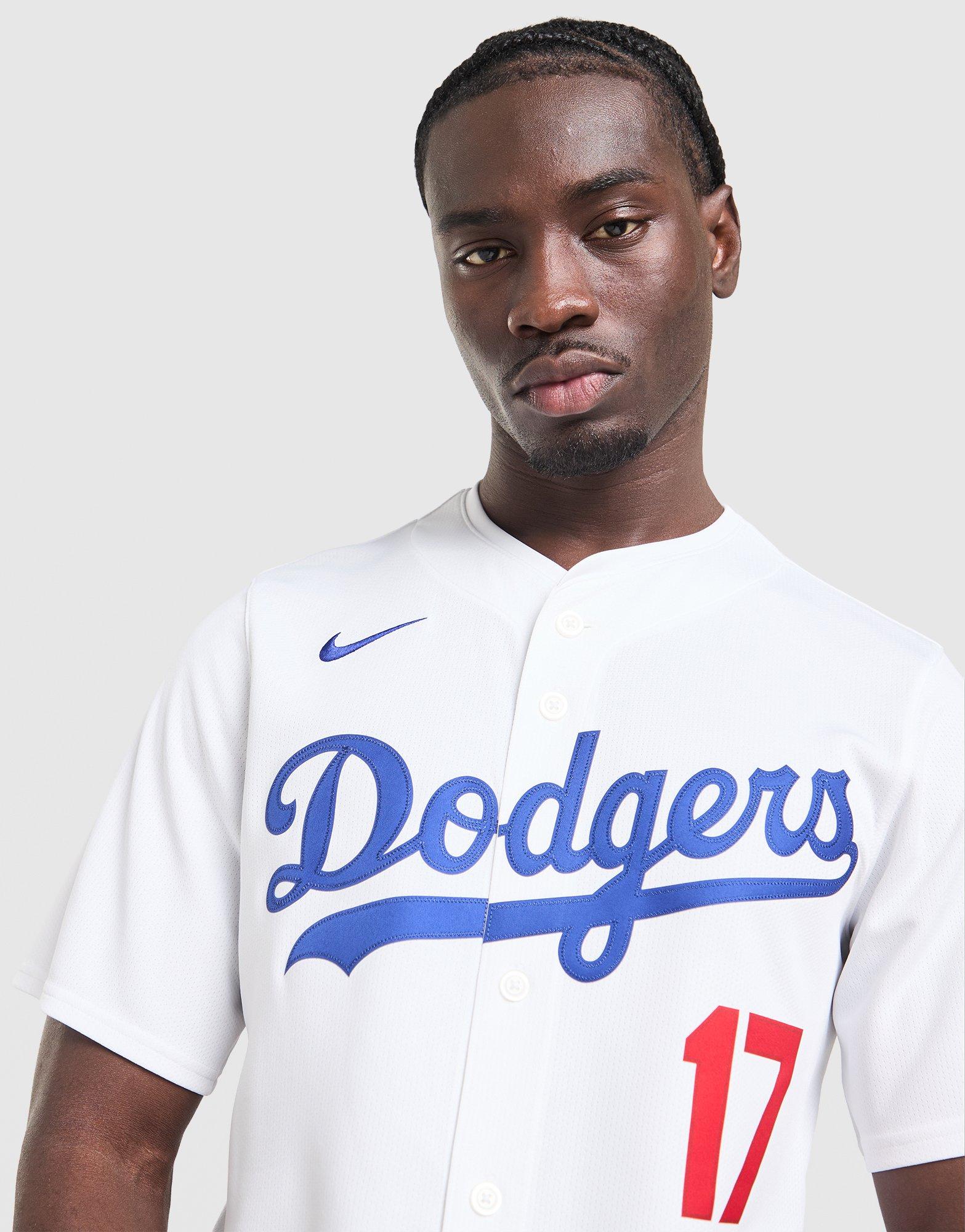 White Nike MLB LA Dodgers Ohtani #17 Home Jersey - JD Sports Malaysia