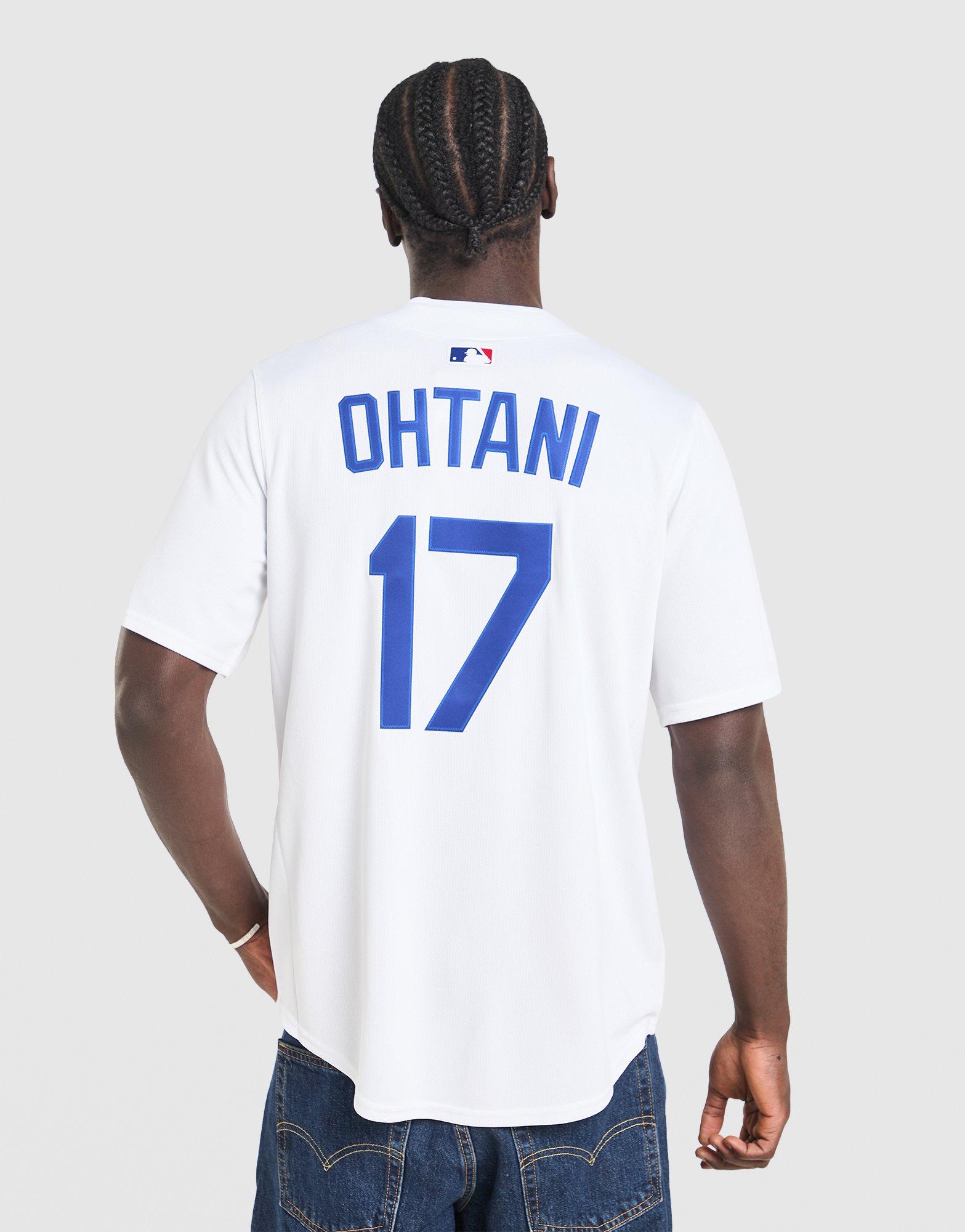 White Nike MLB LA Dodgers Ohtani #17 Home Jersey - JD Sports Malaysia