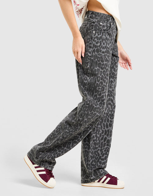 Mid-Rise Loose Jeans