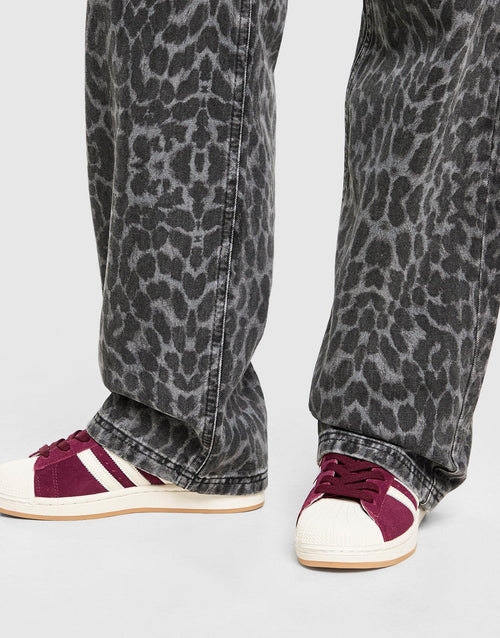 Mid-Rise Loose Jeans