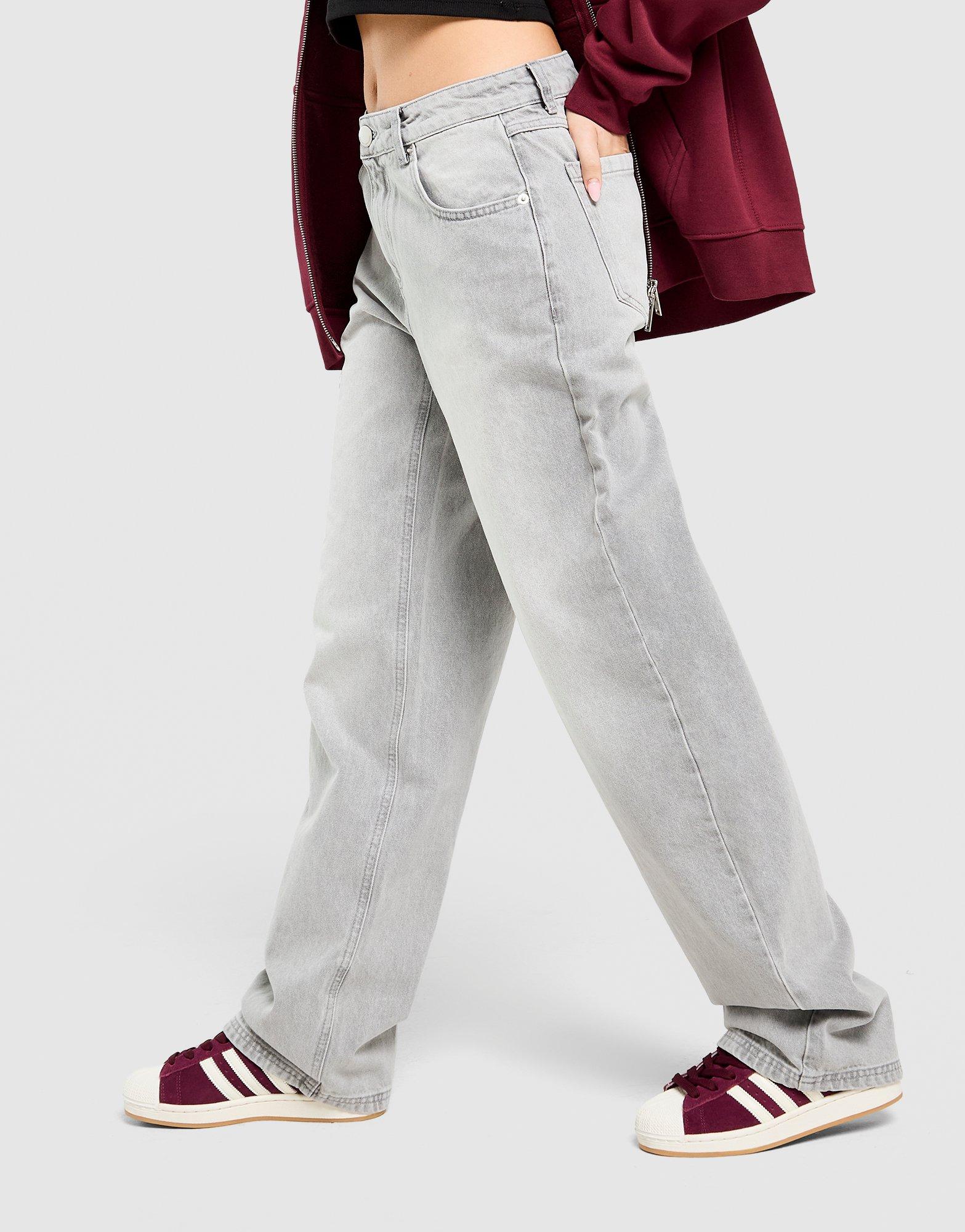 Mid-Rise Loose Jeans