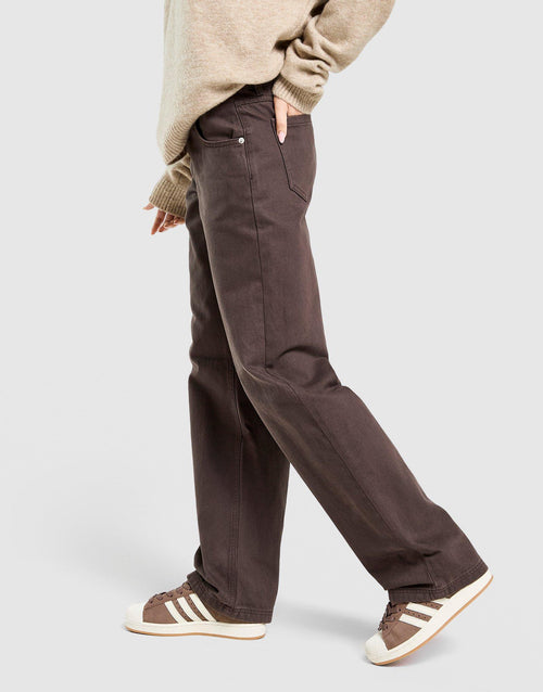 Mid-Rise Loose Jeans