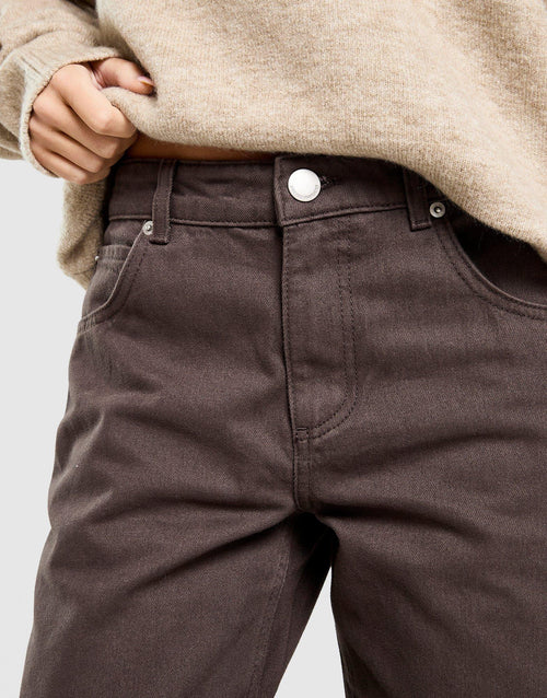 Mid-Rise Loose Jeans