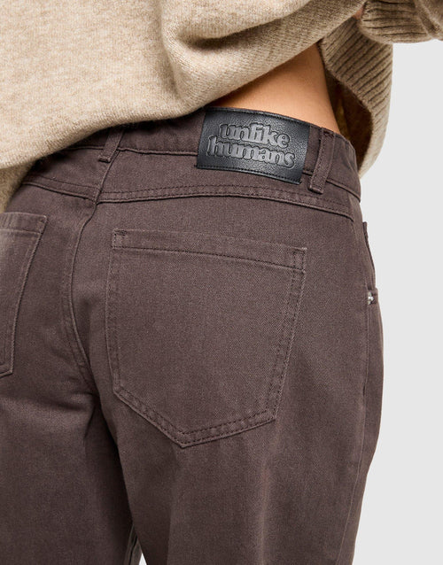 Mid-Rise Loose Jeans