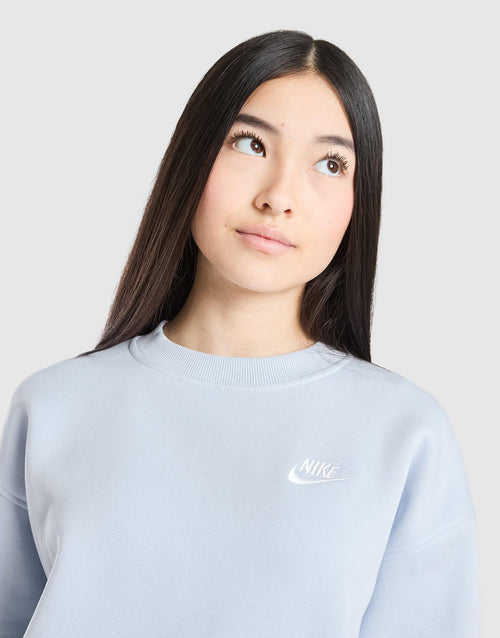 Girls' Club Oversized Crew Sweatshirt Junior