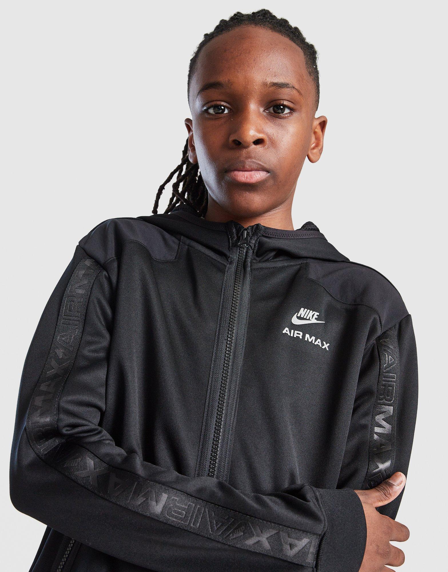 nike air max full zip hoodie junior