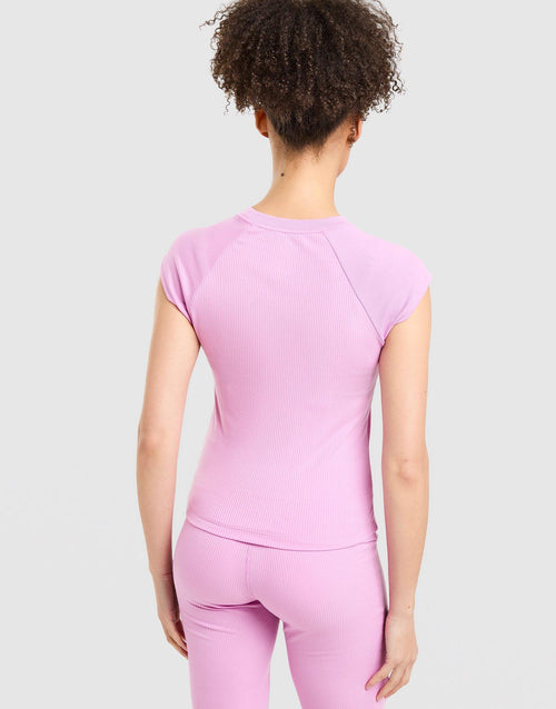 Chill Knit Ribbed T-Shirt