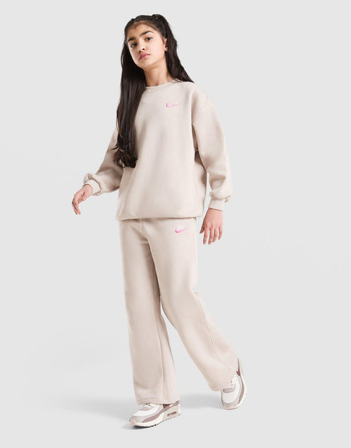 Girls' Dual Tone Wide Leg Joggers Junior