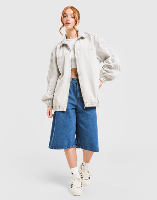 Oversized Denim Firebird Track Top