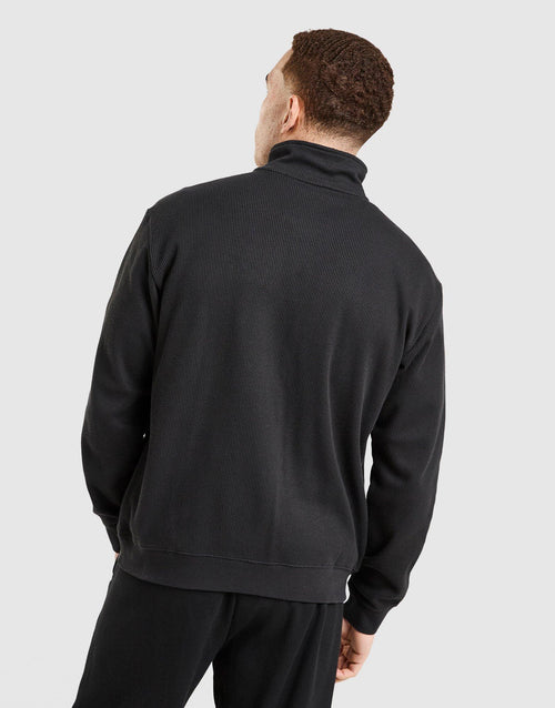 Waffle 1/4 Zip Sweatshirt