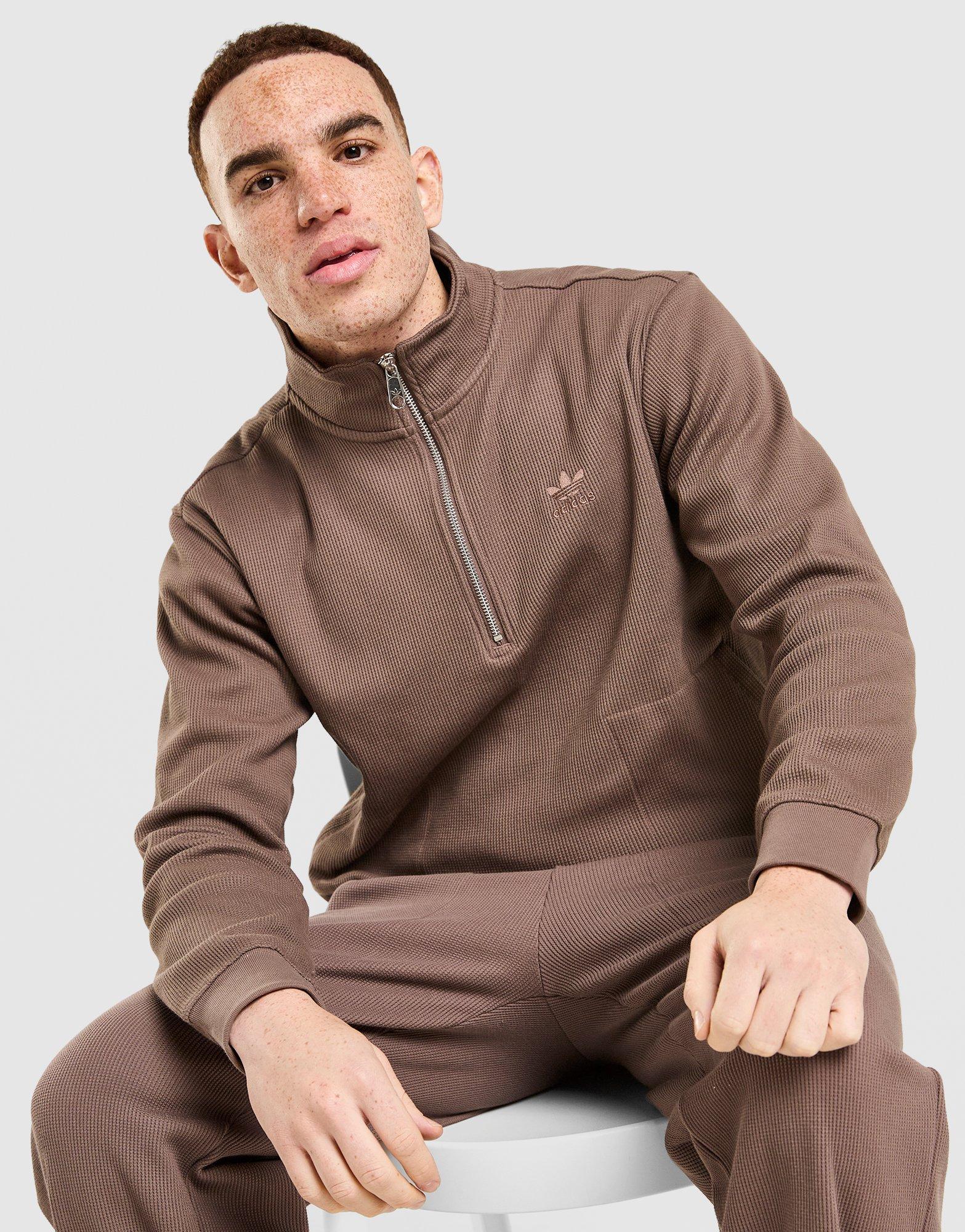 Waffle 1/4 Zip Sweatshirt