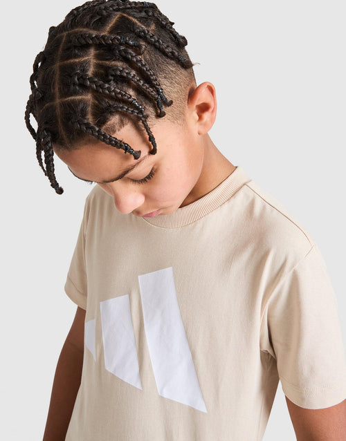 Badge Of Sport Large Logo T-Shirt/Short Set Junior