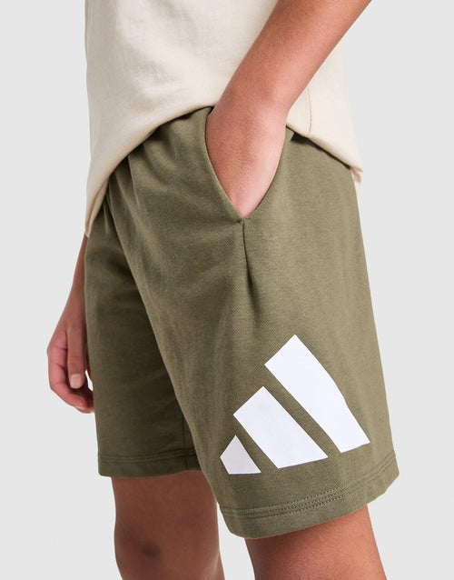 Badge Of Sport Large Logo T-Shirt/Short Set Junior