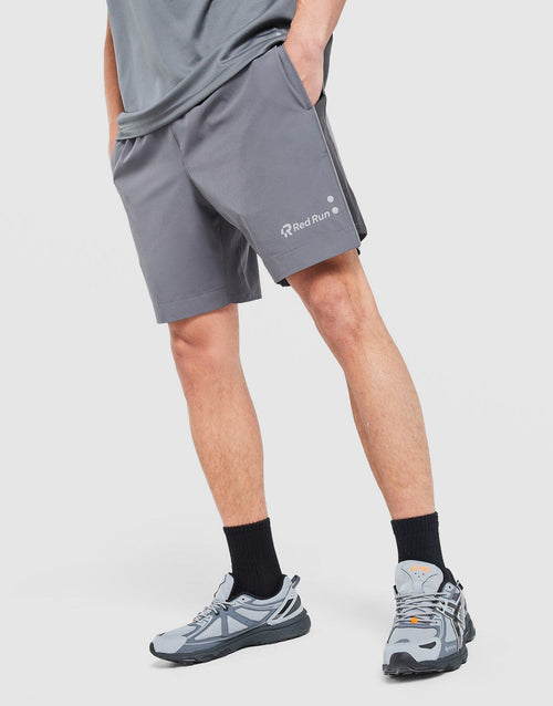Titanium Charcoal Panelled Sports Shorts