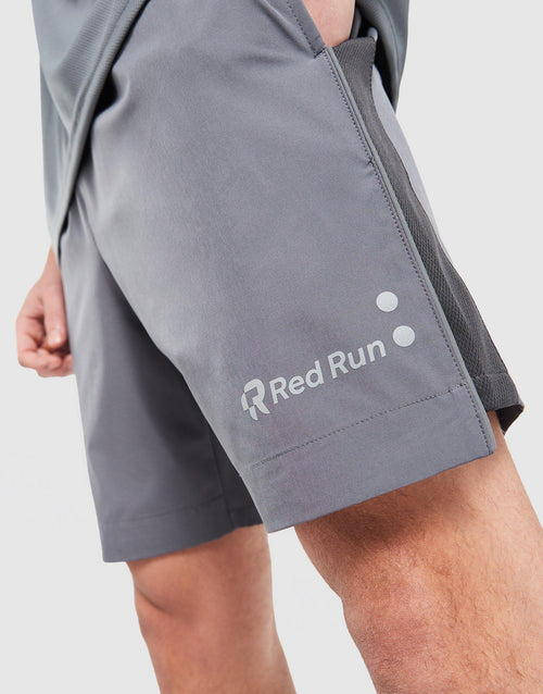 Titanium Charcoal Panelled Sports Shorts