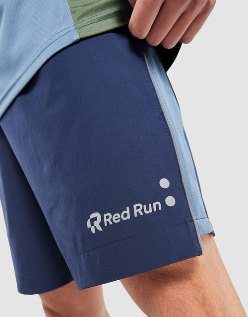 Midnight Moss Panelled Sports Shorts