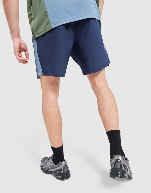 Midnight Moss Panelled Sports Shorts
