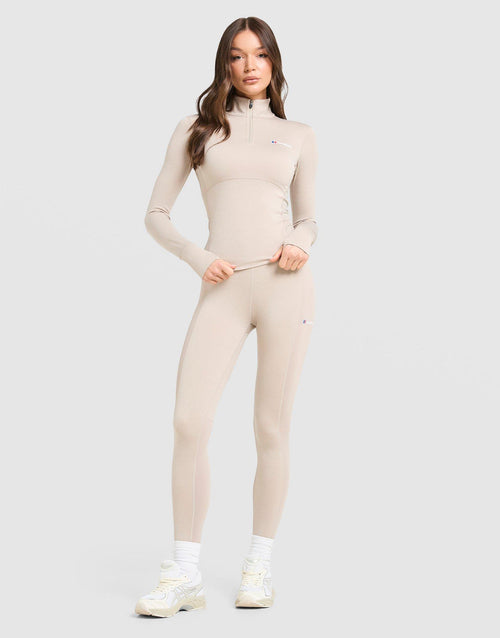 Tech Marl 1/4 Zip Top
