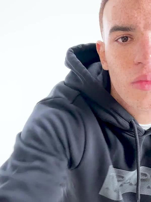Box Wave Graphic Hoodie