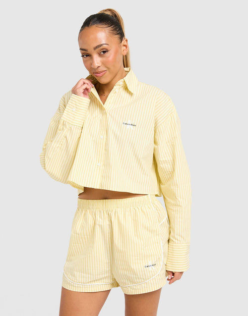Striped Poplin Shirt