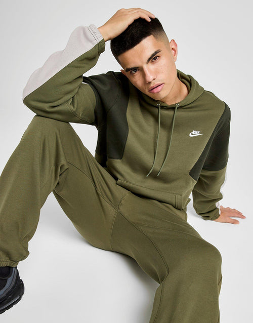 Club Fleece Colour Block Hoodie