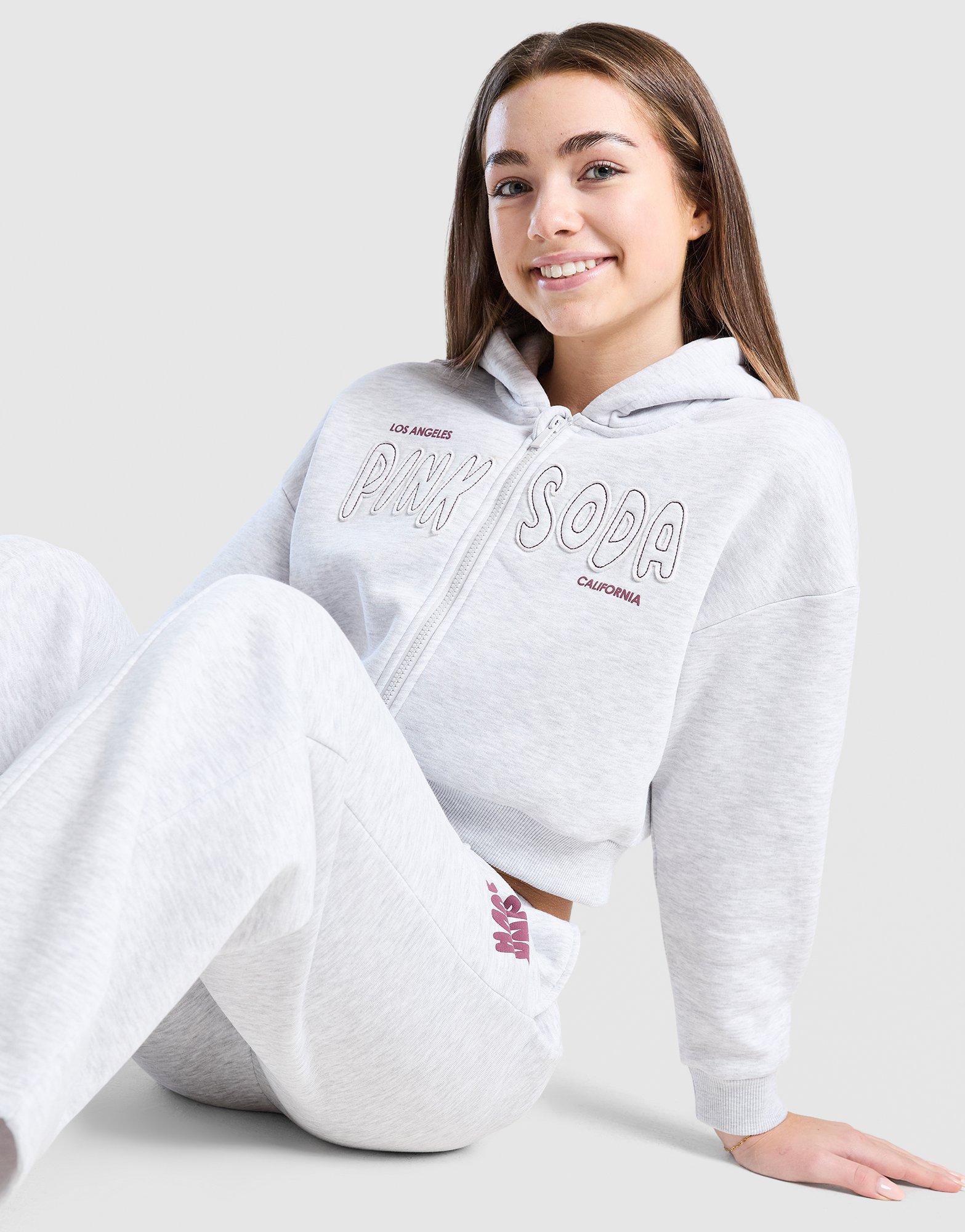 Girls' Sage Crop Full Zip Hoodie Junior