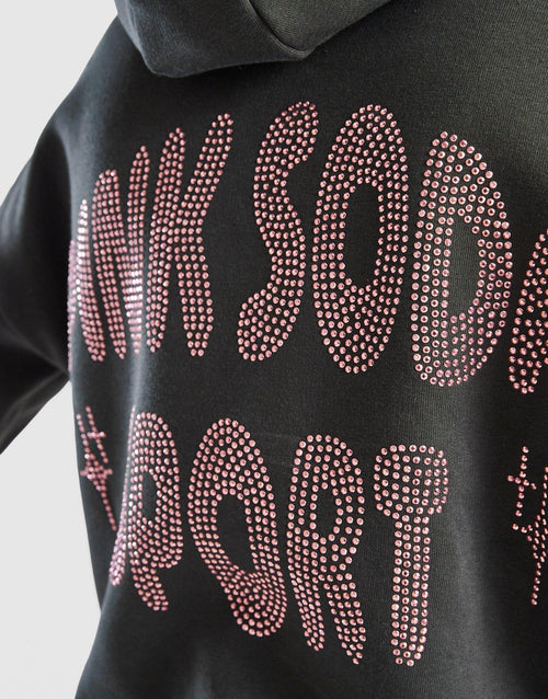 Girls' Rhinestone Overhead Hoodie Junior