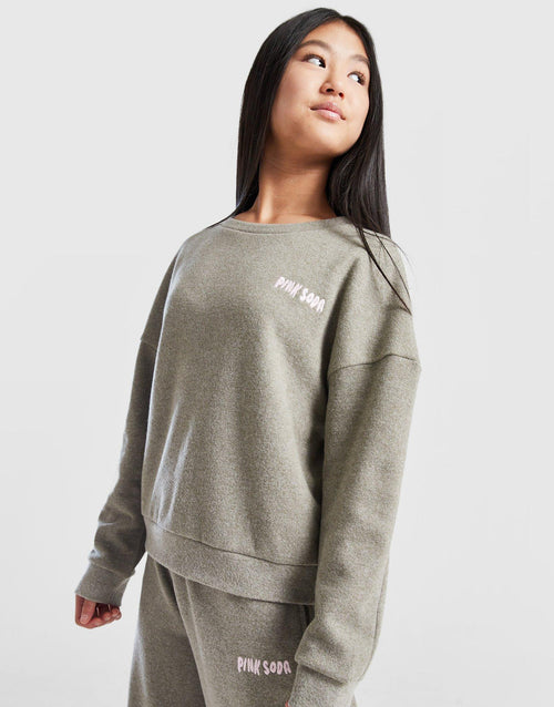 Girls' Ava Knit Crew Sweatshirt Junior