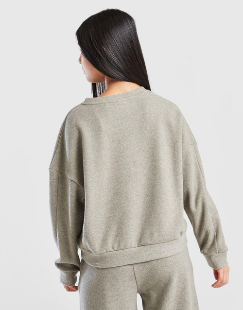 Girls' Ava Knit Crew Sweatshirt Junior