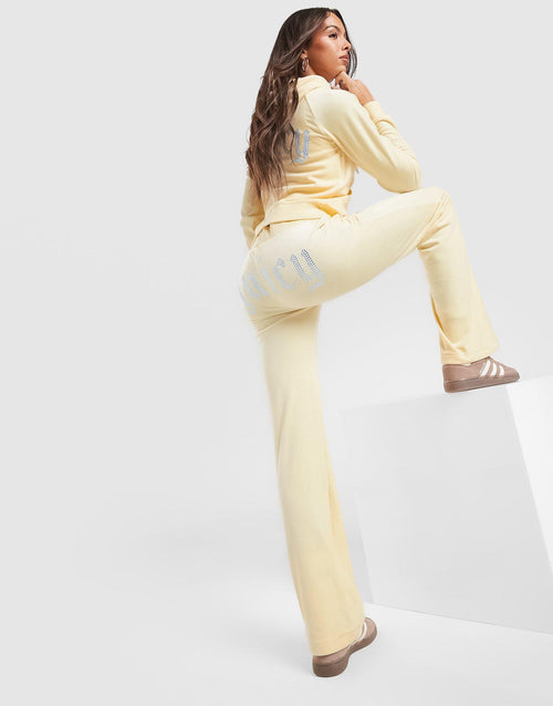 Logo Diamante Track Pants