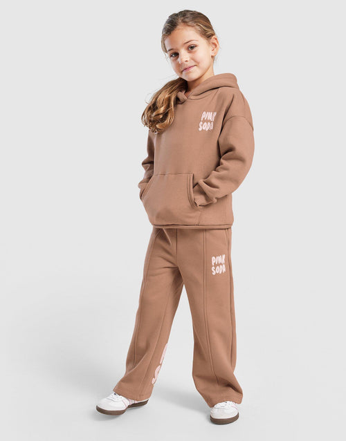 Girls' Mix Hoodie Tracksuit Children