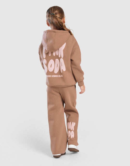 Girls' Mix Hoodie Tracksuit Children