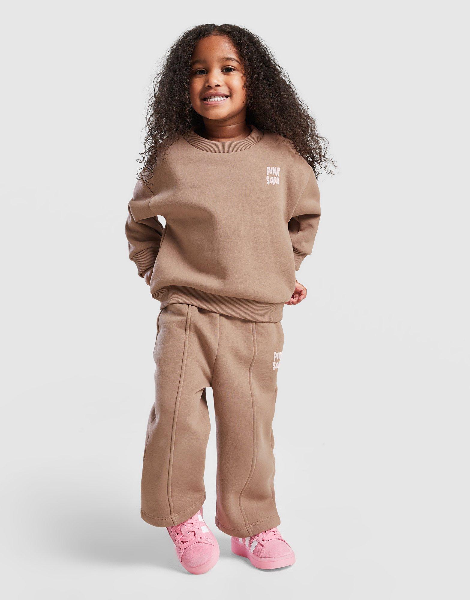 Girls' Mix Crew Tracksuit Infant