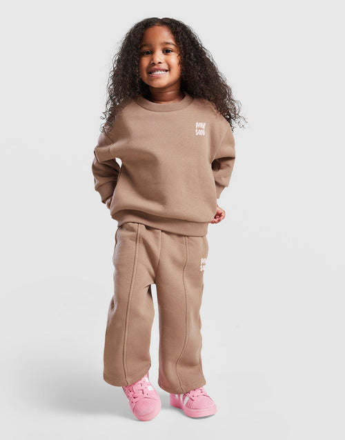 Girls' Mix Crew Tracksuit Infant