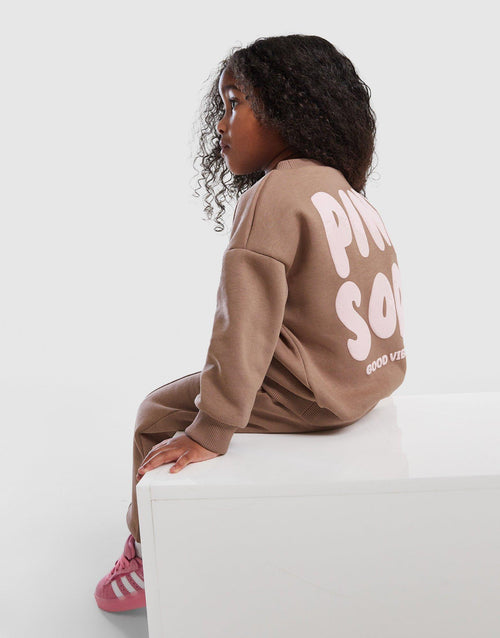 Girls' Mix Crew Tracksuit Infant