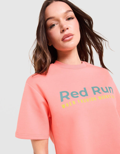 Azure Boxy Cropped T-Shirt