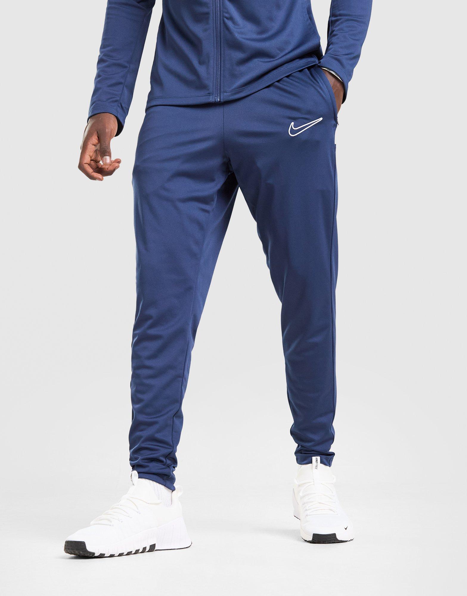 nike academy tracksuit blue