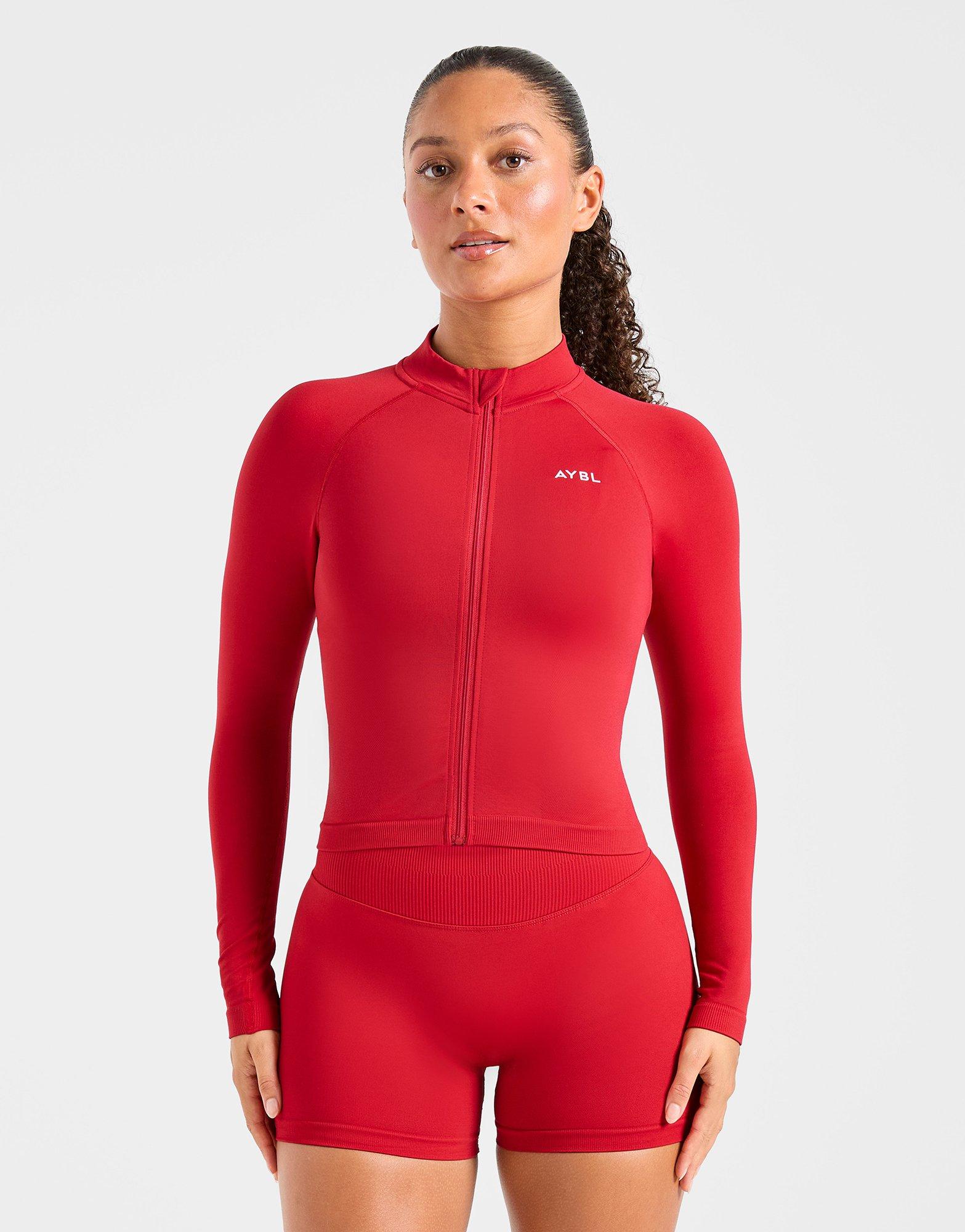 Enhance Full Zip Seamless Top