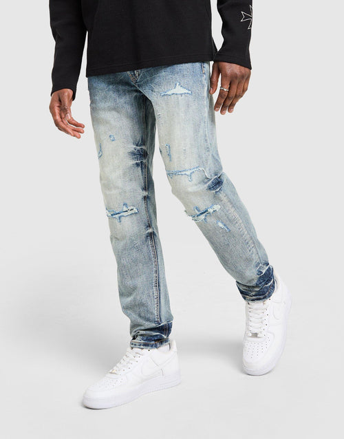 Omar Slim Ripped Jeans