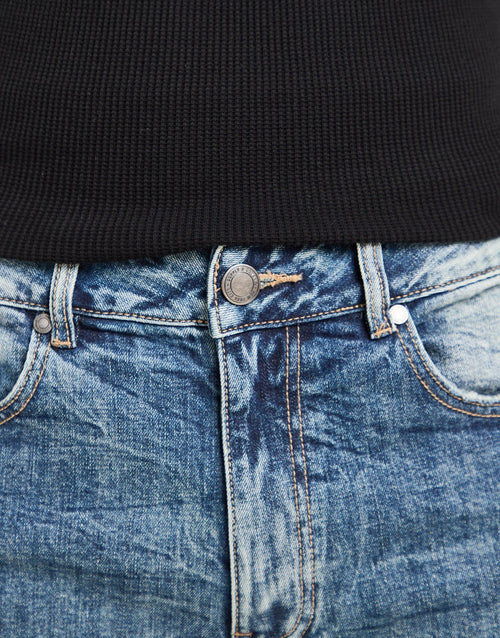 Omar Slim Ripped Jeans