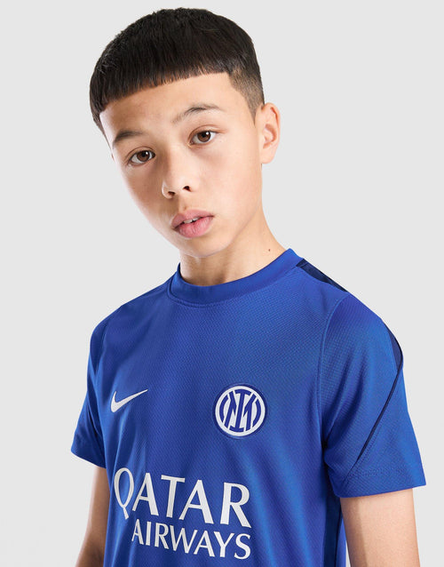 Inter Milan Strike Shirt Junior