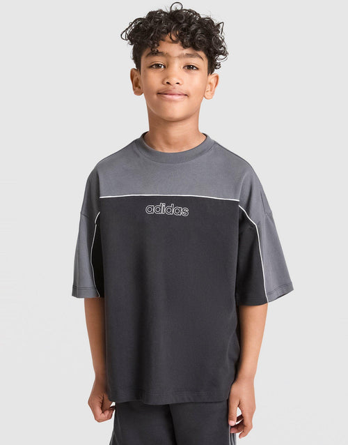 Linear T-Shirt/Shorts Set Junior's