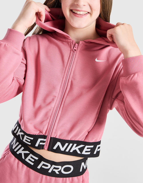 Girls' Pro Crop Full Zip Hoodie Junior