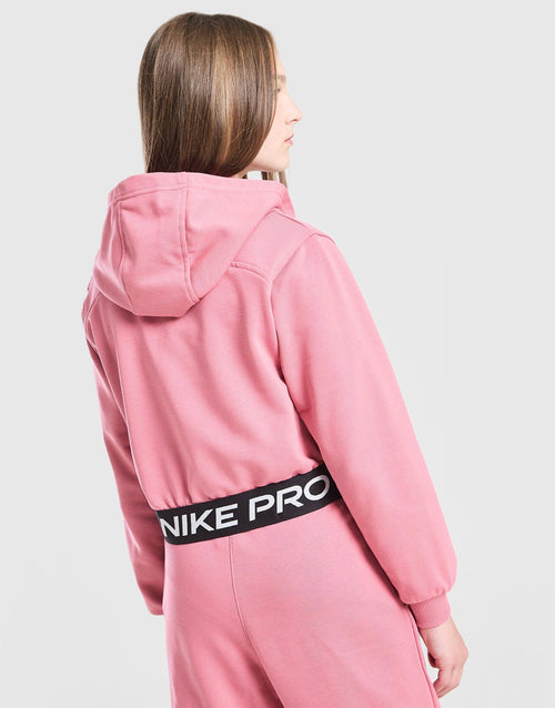 Girls' Pro Crop Full Zip Hoodie Junior