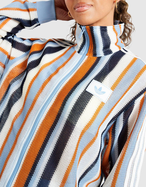 Summer Glow Knitted Firebird Track Top