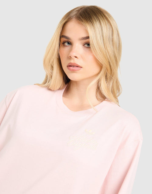 Floral Stitch Boyfriend T-Shirt