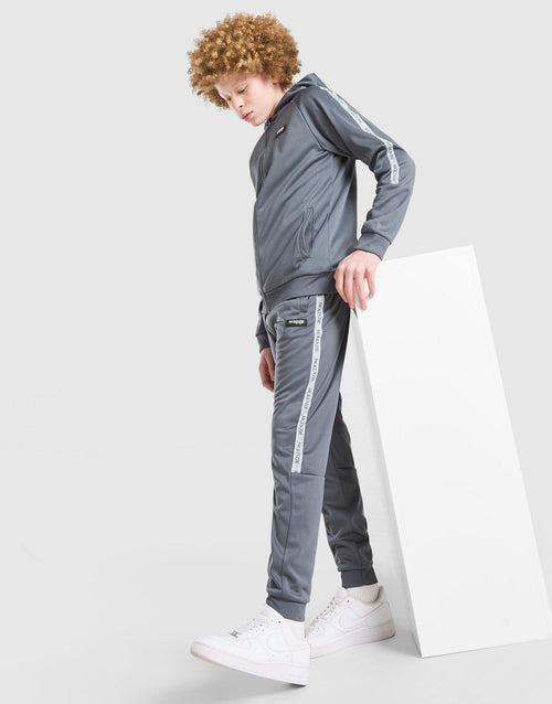 Fade Poly Hooded Tracksuit Junior