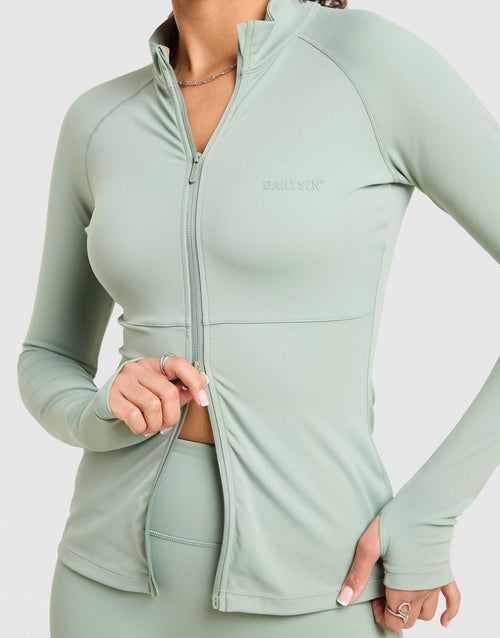 Full Zip Fit Top