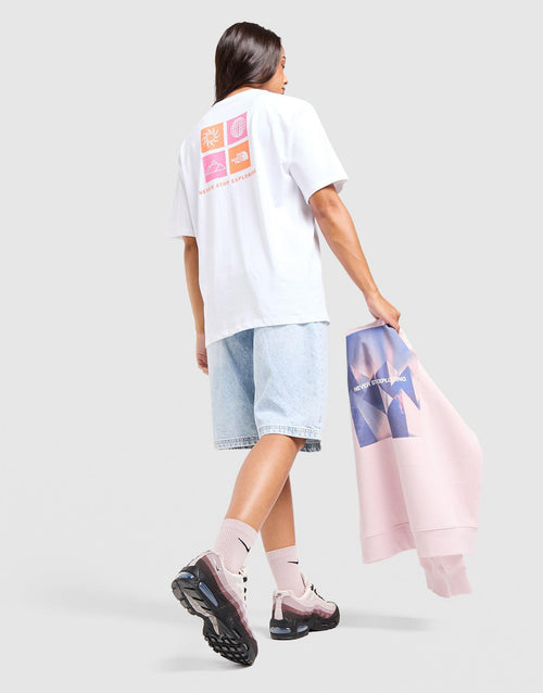 Multi Box Logo Boyfriend T-Shirt