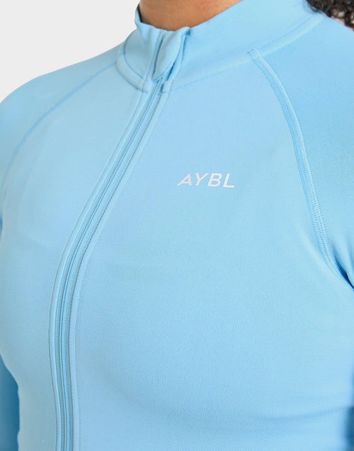 Enhance Full Zip Seamless Top